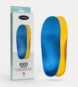 Wkładki do butów dla dzieci na koślawość pięty i kolan KIDS PROFIL